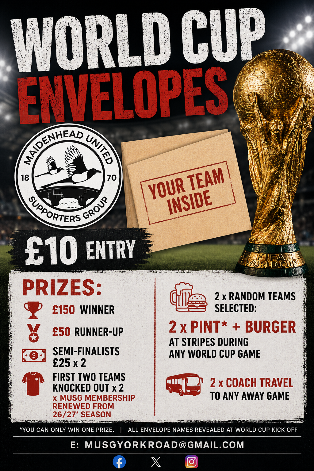World Cup Envelopes